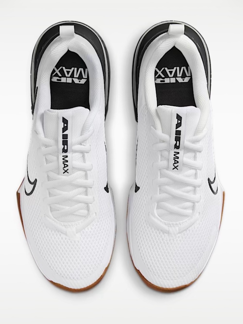 Nike White & Black Air Max Alpha Trainer 6 with Gum Outsole
